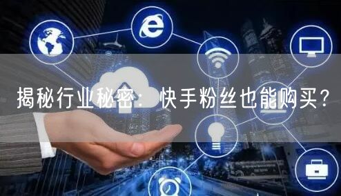揭秘行业秘密：快手粉丝也能购买？