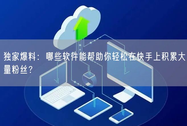 独家爆料：哪些软件能帮助你轻松在快手上积累大量粉丝？