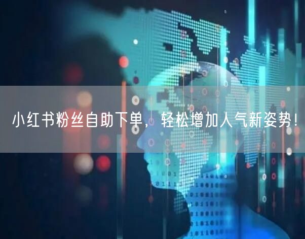 小红书粉丝自助下单，轻松增加人气新姿势！