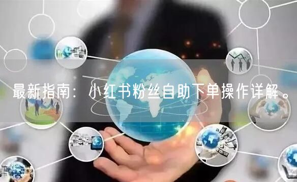 最新指南：小红书粉丝自助下单操作详解。