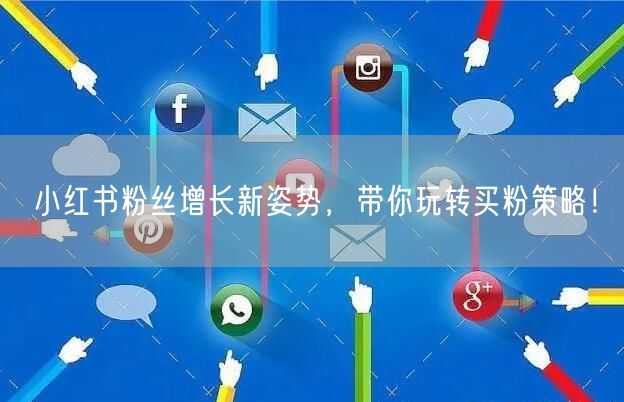 小红书粉丝增长新姿势，带你玩转买粉策略！