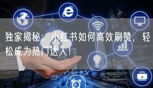 独家揭秘：小红书如何高效刷赞，轻松成为热门达人！
