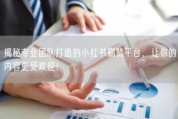 揭秘专业团队打造的小红书刷赞平台，让你的内容更受欢迎！