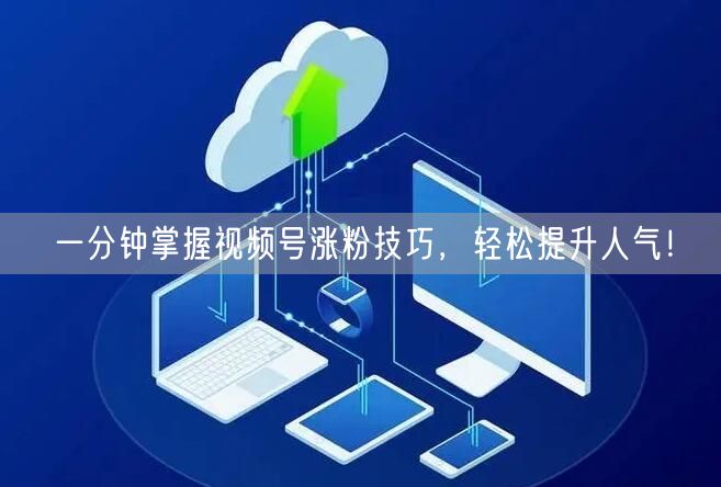 一分钟掌握视频号涨粉技巧，轻松提升人气！