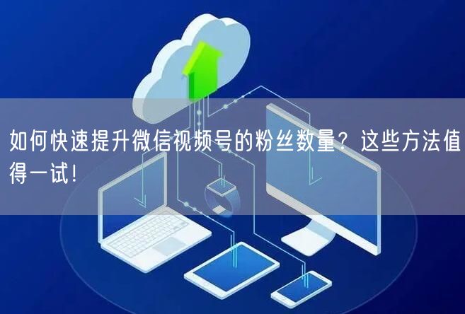 如何快速提升微信视频号的粉丝数量？这些方法值得一试！