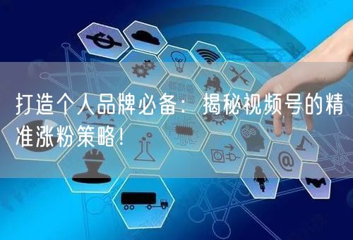 打造个人品牌必备：揭秘视频号的精准涨粉策略！