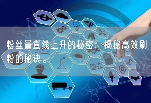 粉丝量直线上升的秘密：揭秘高效刷粉的秘诀。