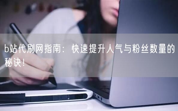 b站代刷网指南：快速提升人气与粉丝数量的秘诀！