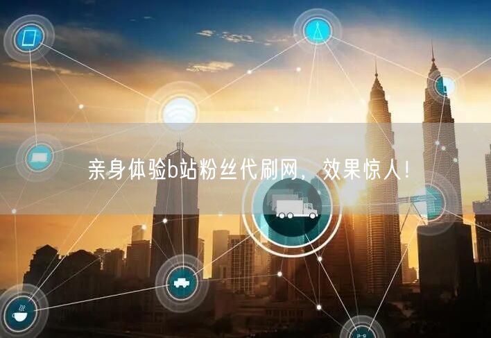 亲身体验b站粉丝代刷网，效果惊人！