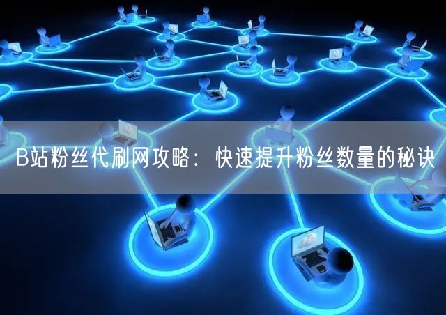 B站粉丝代刷网攻略：快速提升粉丝数量的秘诀
