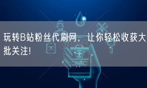 玩转B站粉丝代刷网，让你轻松收获大批关注!