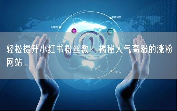 轻松提升小红书粉丝数！揭秘人气高涨的涨粉网站。