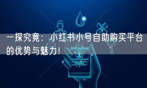 一探究竟：小红书小号自助购买平台的优势与魅力！