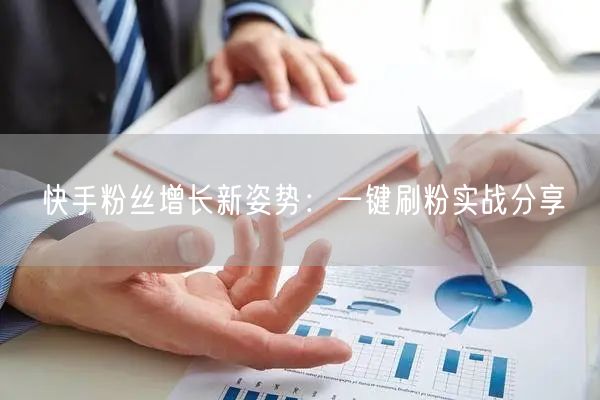快手粉丝增长新姿势:一键刷粉实战分享